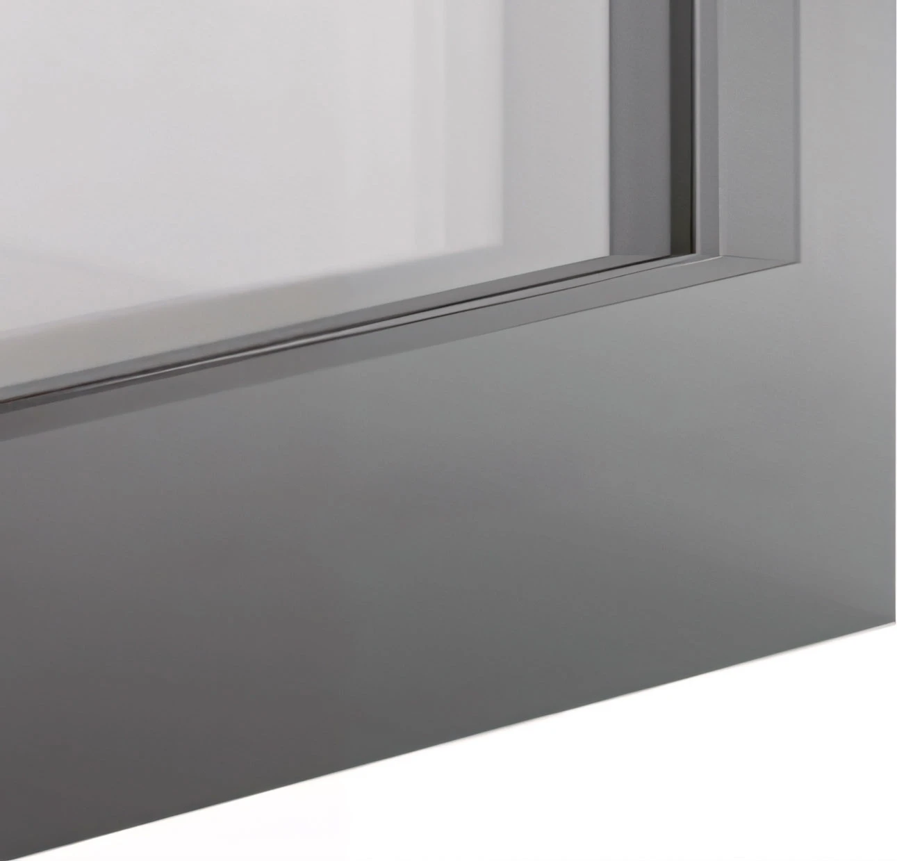 Detail Fenster neo view mit Aluminiumverschalung aluskin
