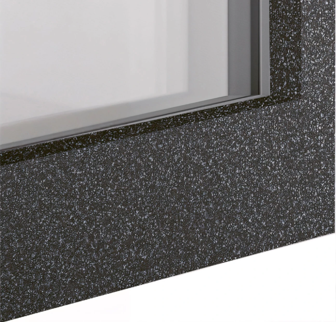 Detail Fenster neo view mit aludec Dekor